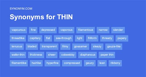 thin antonym|other words for thin.